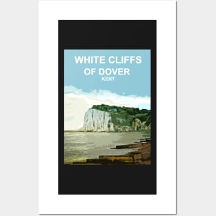 White Cliffs of Dover Kent. travel poster gift Posters and Art